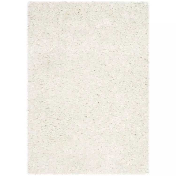 Shag Silver Large Rectangle Rug