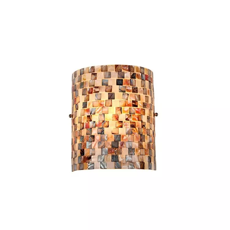 Shelley Mosaic 1 Light Wall Sconce 8.3" Wide