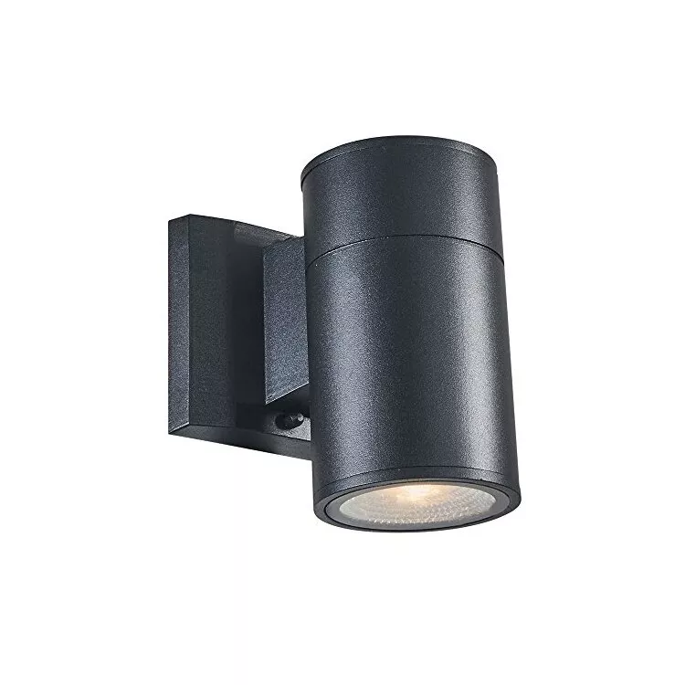 Simon Transitional Led Textured Black Outdoor/Indoor Wall Sconce 6" Height