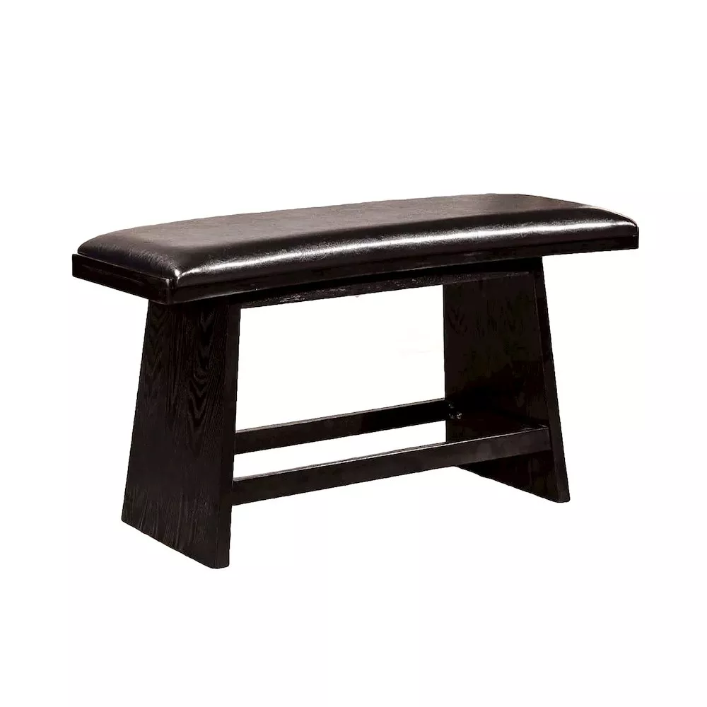 Simple Relax Dining Bench, Black