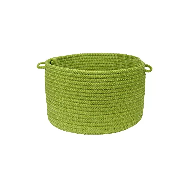 Simply Home Solid - Bright Green 18"x12" Utility Basket