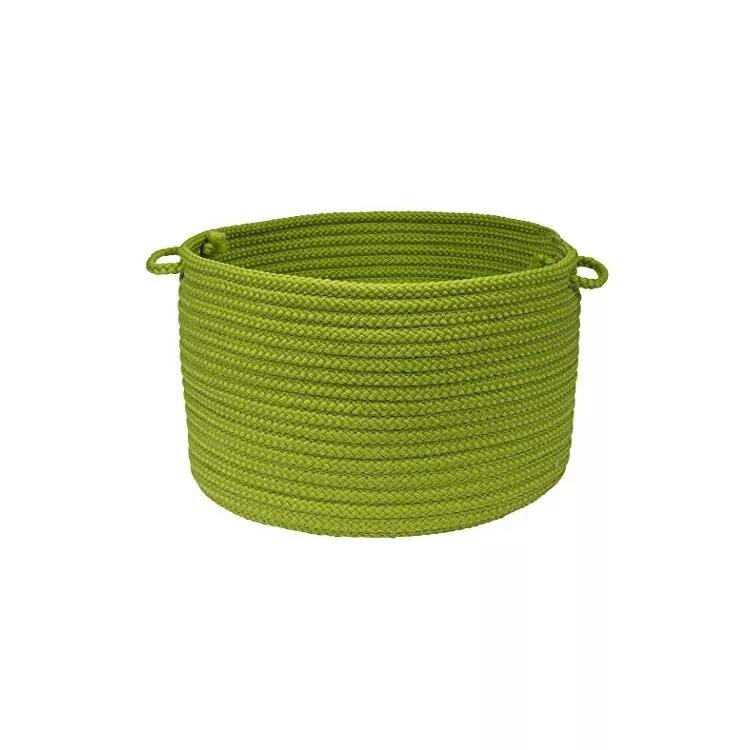 Simply Home Solid - Bright Green 24"x14" Utility Basket