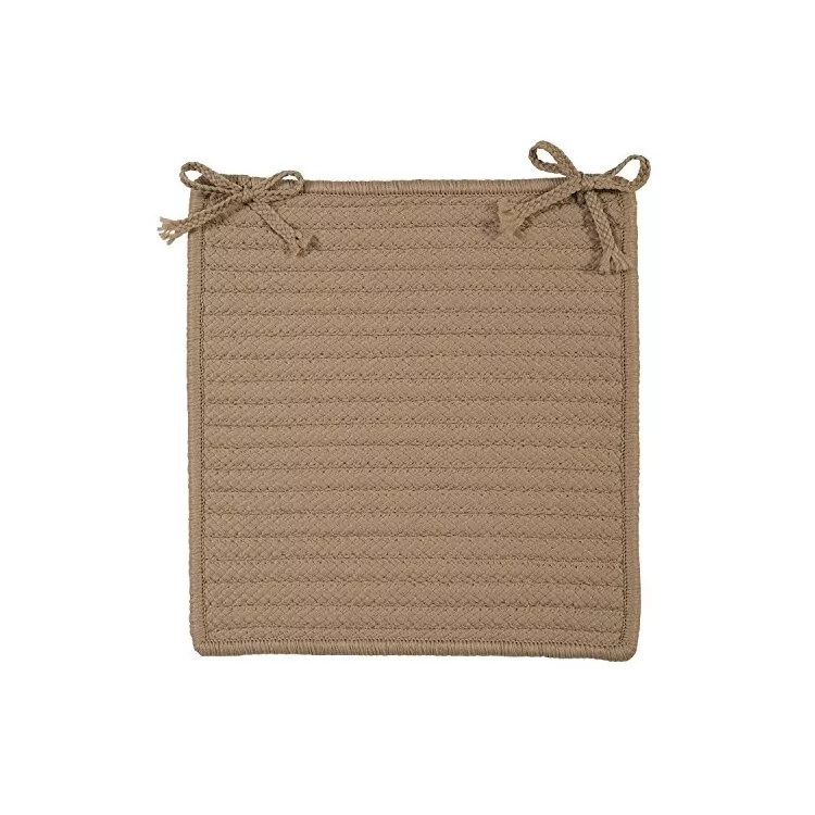 Simply Home Solid - Cuban Sand Chair Pad (single)