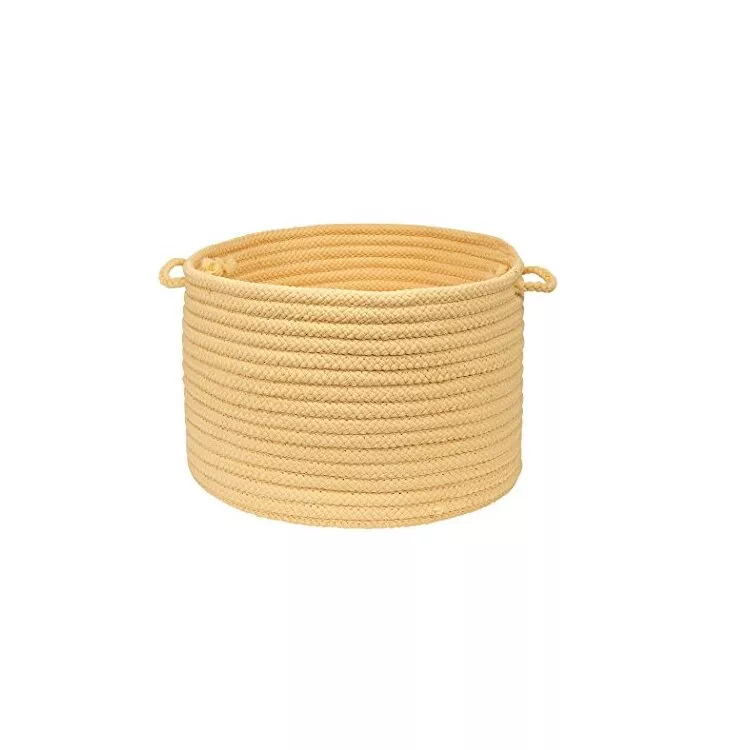 Simply Home Solid - Pale Banana 18"x12" Utility Basket