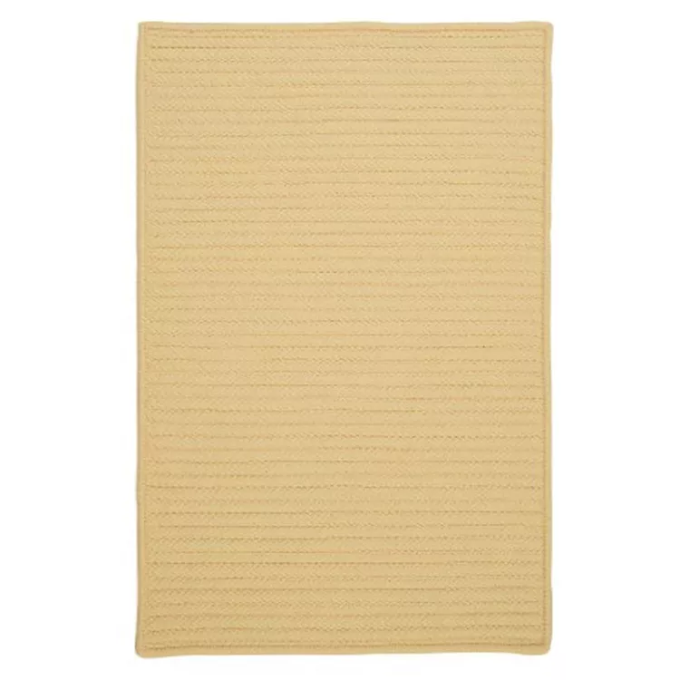 Simply Home Solid - Pale Banana 6' square