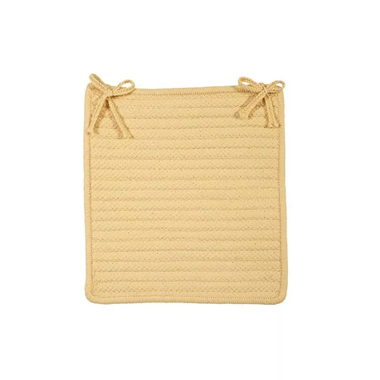 Simply Home Solid - Pale Banana Chair Pad (single)