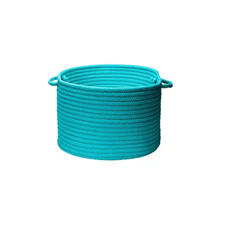 Simply Home Solid - Turquoise 24"x14" Utility Basket