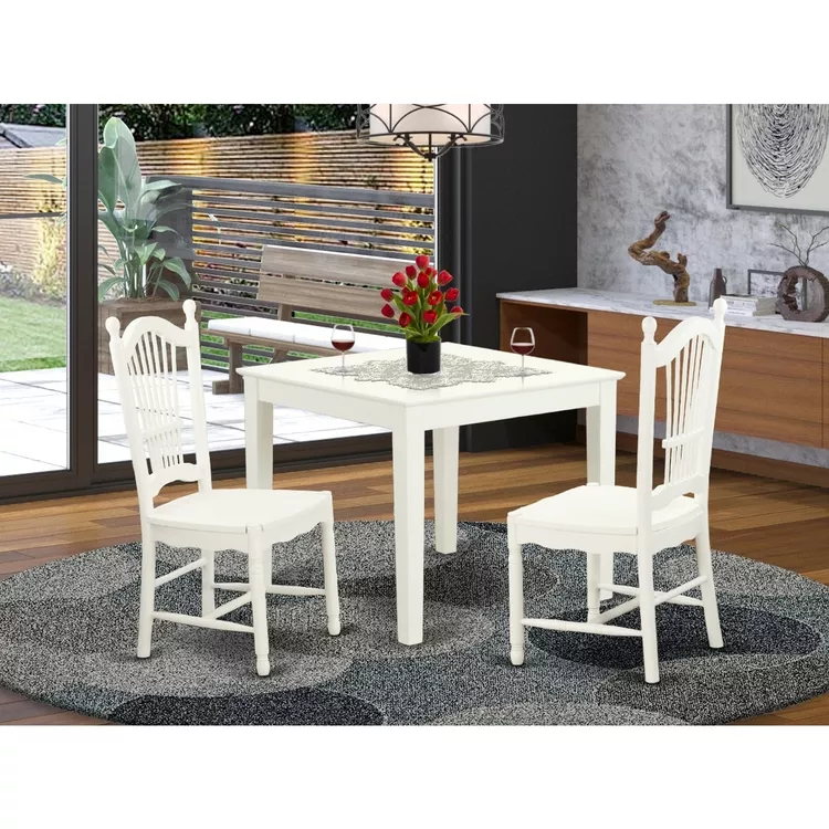 Small Kitchen Table And Hard Wood Kitchen Dining Chairs