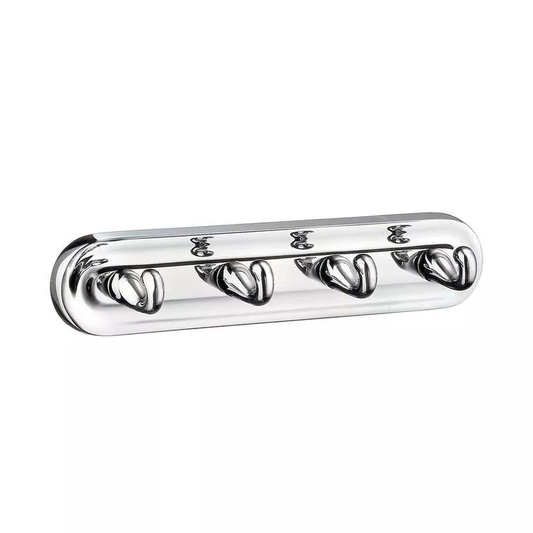 Smedbo Quadruple Towel Hook - Polished Chrome Finish