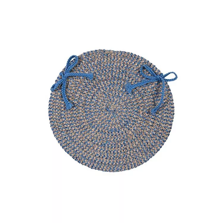 Softex Check - Blue Ice Check Chair Pad (set 4)