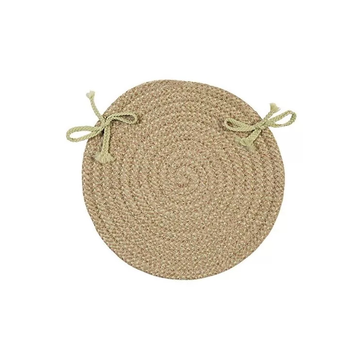 Softex Check - Celery Check Chair Pad (single)