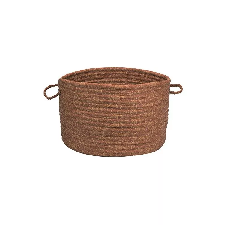 Solid Fabric Basket - Cinnamon 14"x10"