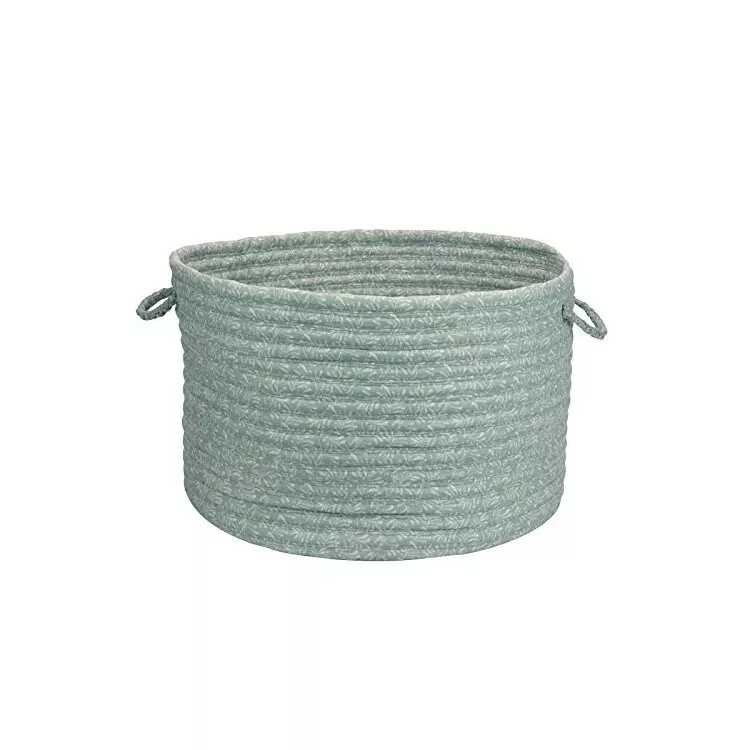 Solid Fabric Basket - Seafoam 14"x10"