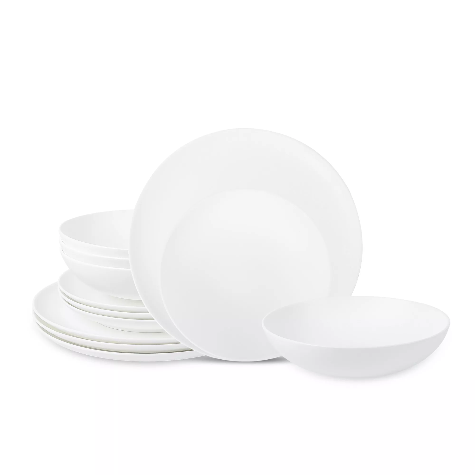 Stone Lain Taglio Bone China 12 Piece Dinnerware Set