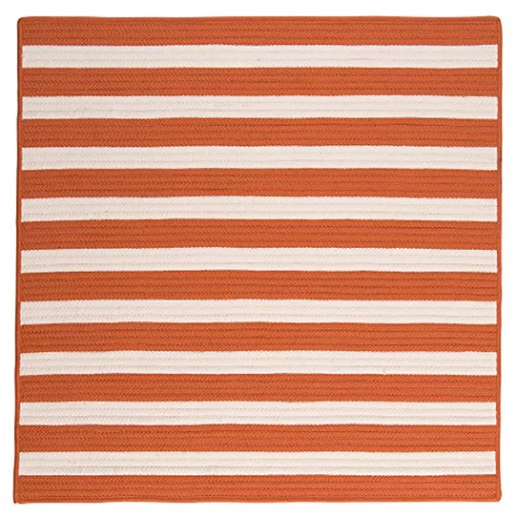Stripe It- Tangerine 8' square