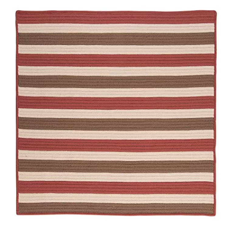 Stripe It- Terracotta 10' square