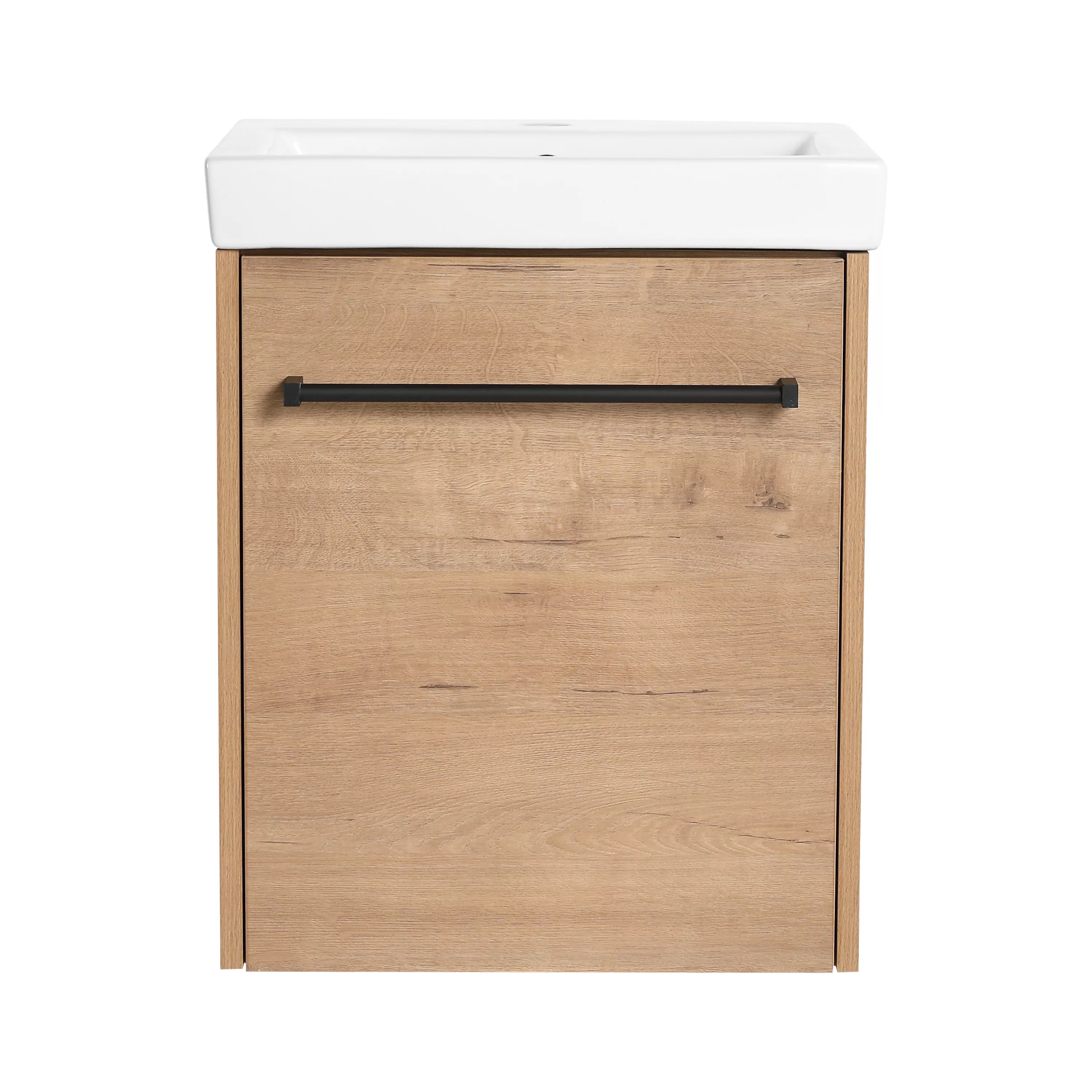 TATEUS 18'' Wall-Mounted Bathroom Vanity with Sink