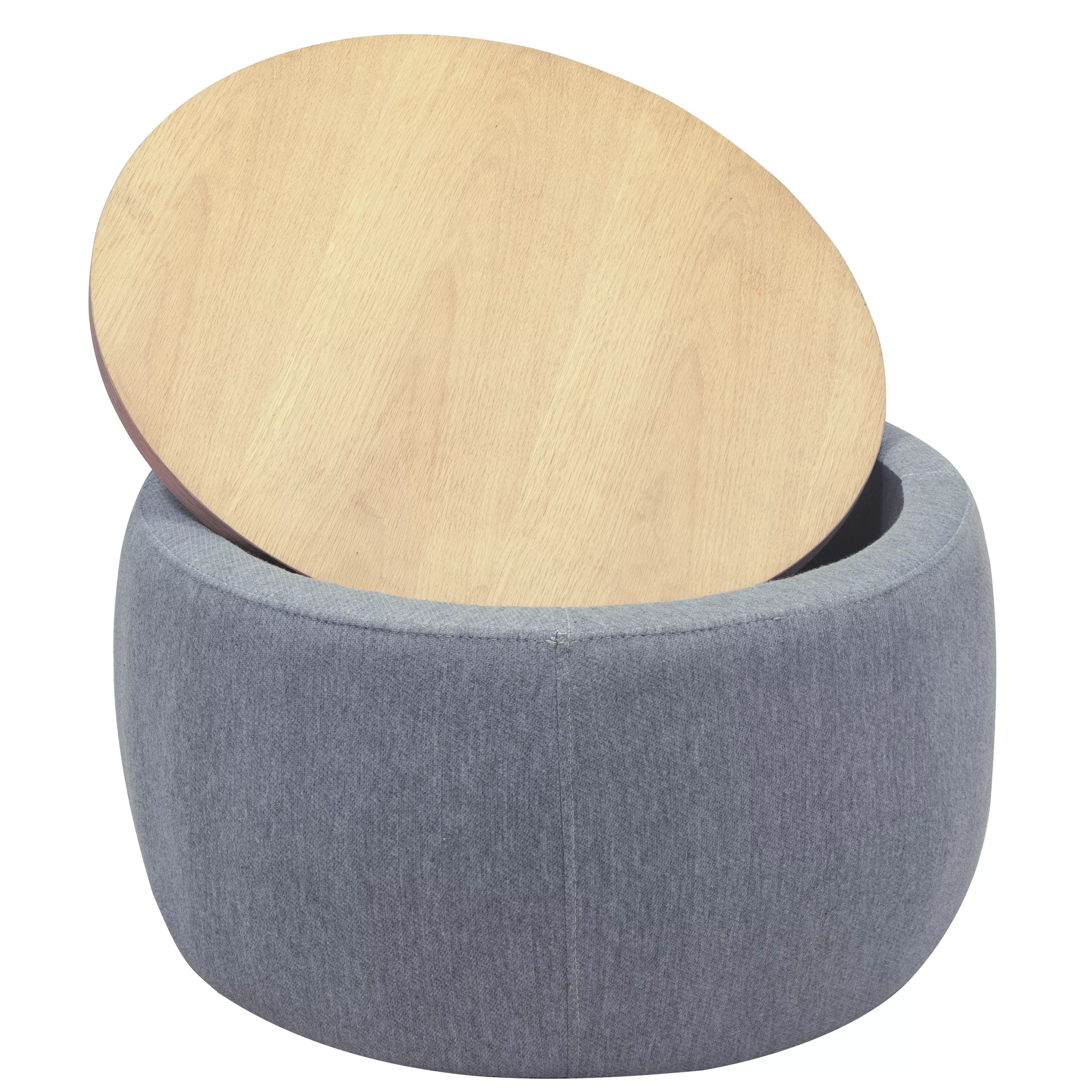 TATEUS Round Storage Coffee Table