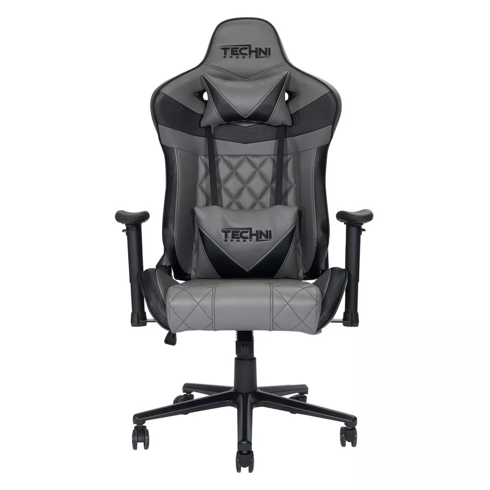 Techni Sport XL Ergonomic Gaming Chair, Grey