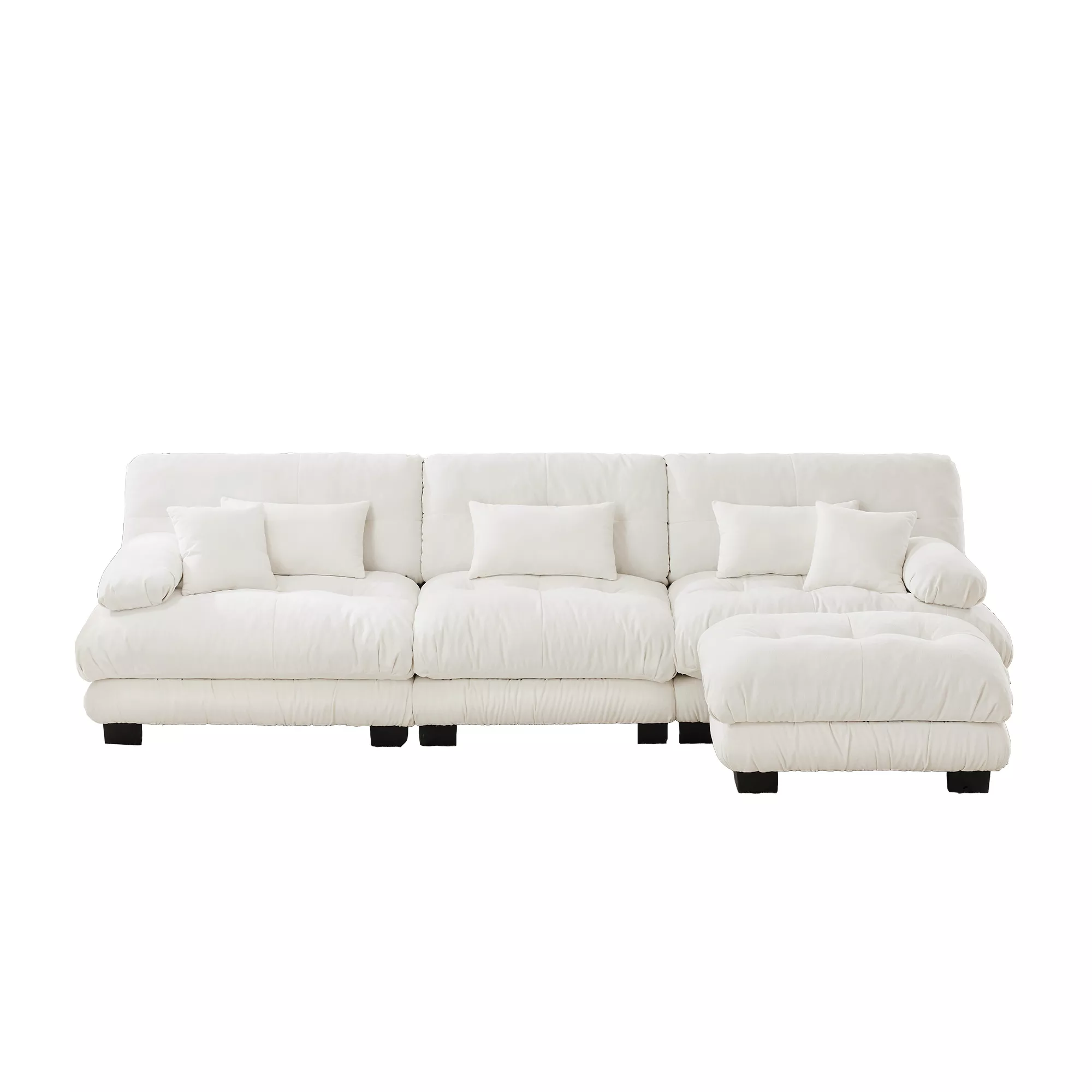 Teftor Oversized L-Shaped Cloud Sectional