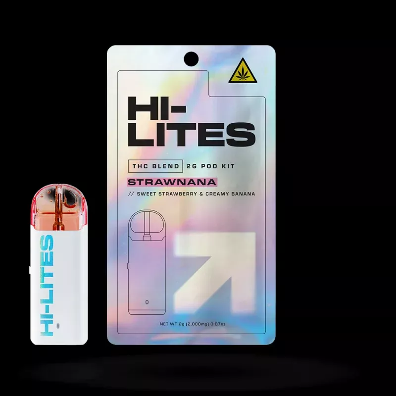 THCa Blend Pod Starter Kit: Strawnana 2g