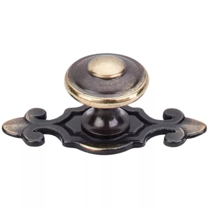 Top Knobs Canterbury Knob with Backplate