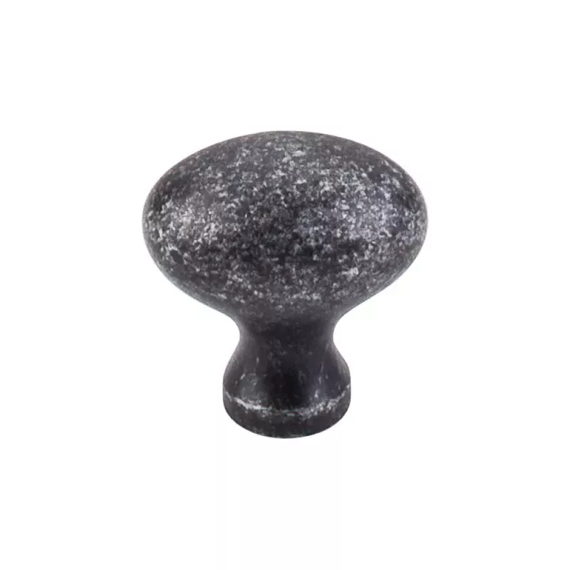Top Knobs Egg Knob in Black Iron