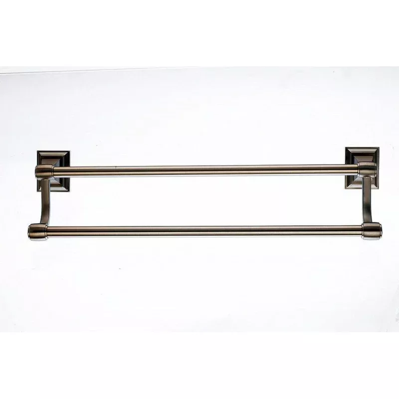 Topknobs STK7BB 18" Double Towel Bar in Brushed Bronze