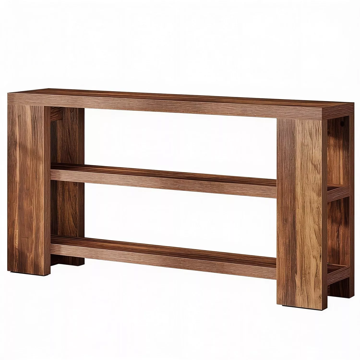 Tribesigns Modern 3-Tier Wood Console Table