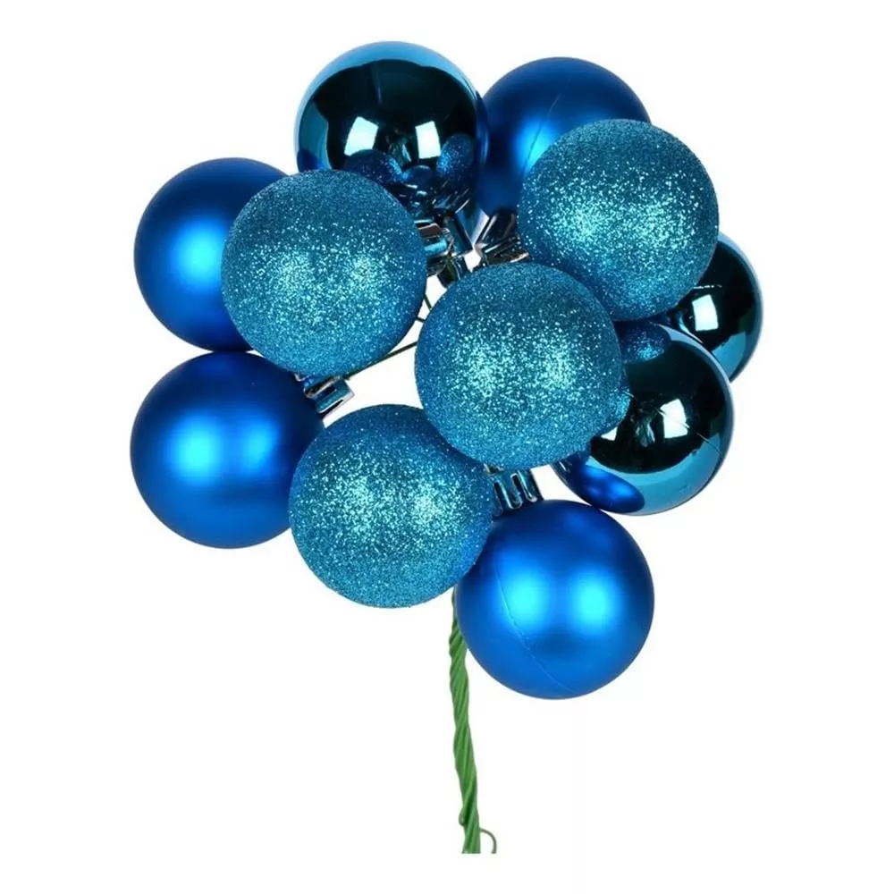 Turquoise Ball Ornament Pick 4/Bg