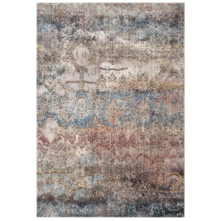 Turquoise Polyester Power Loomed Rug 5x7 Medium Rectangle Size - Safavieh