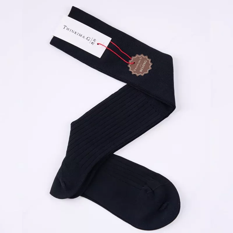 Twinkima.G - Egyptian Cotton Socks - Solid Midnight (OTC)