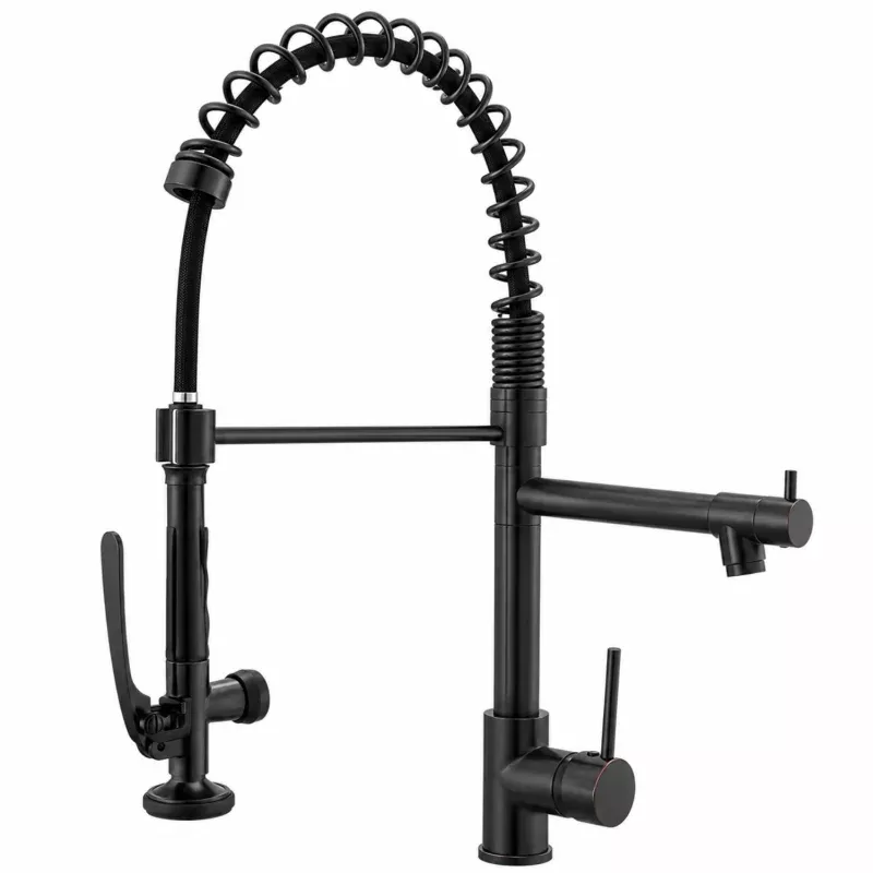 Tyresta - Modern Pull-Out Kitchen Faucet Single Handle Solid Brass Mixer Tap