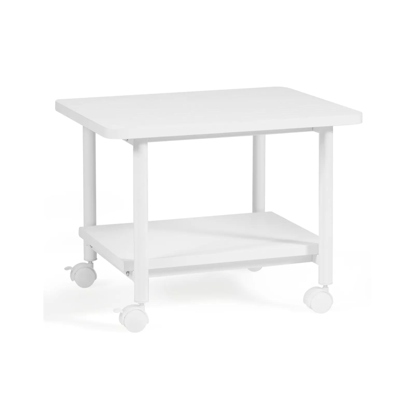 Under Desk Printer Stand with 360° Swivel Casters