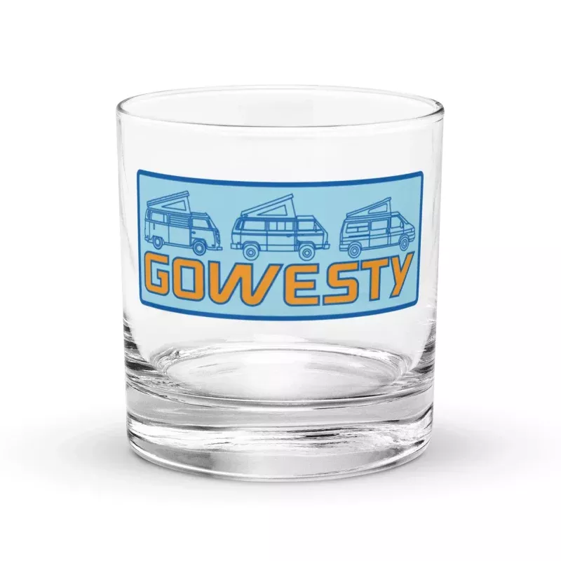 Van Line-Up Rocks Glass