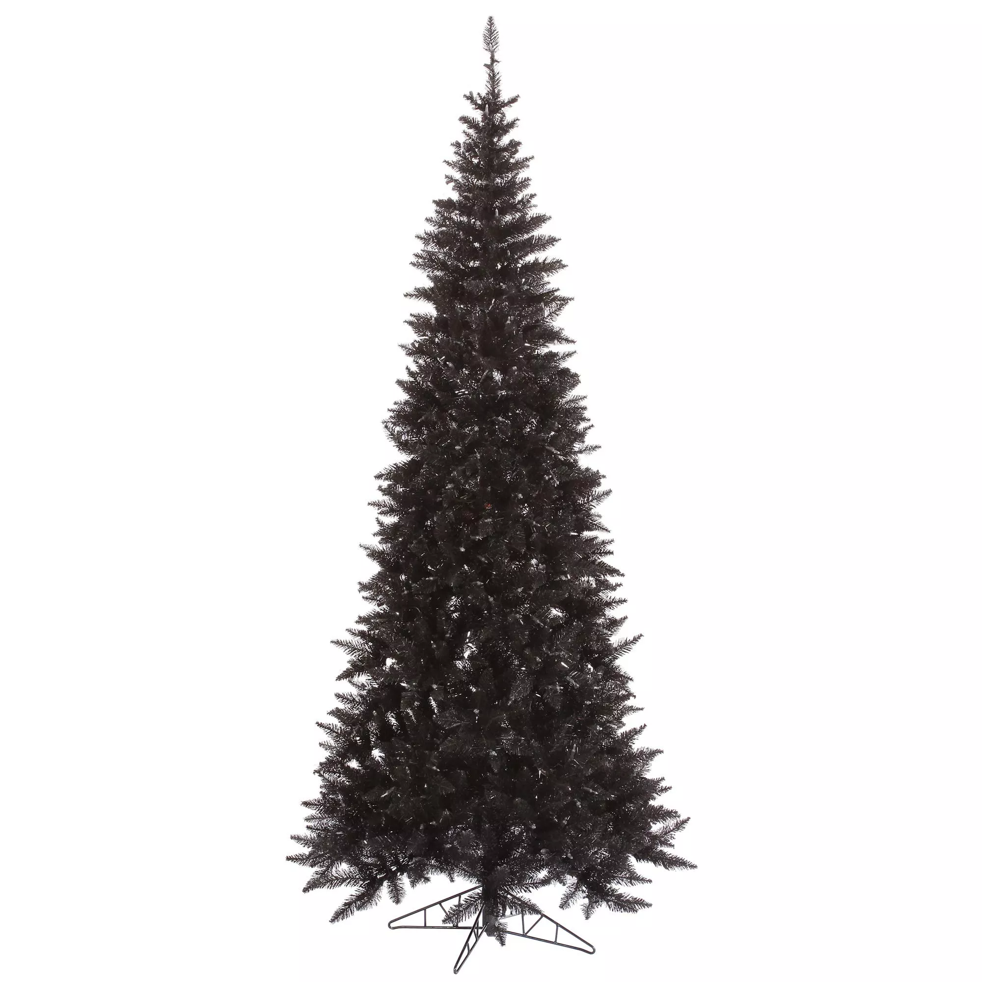Vickerman Black Slim Fir Tree -