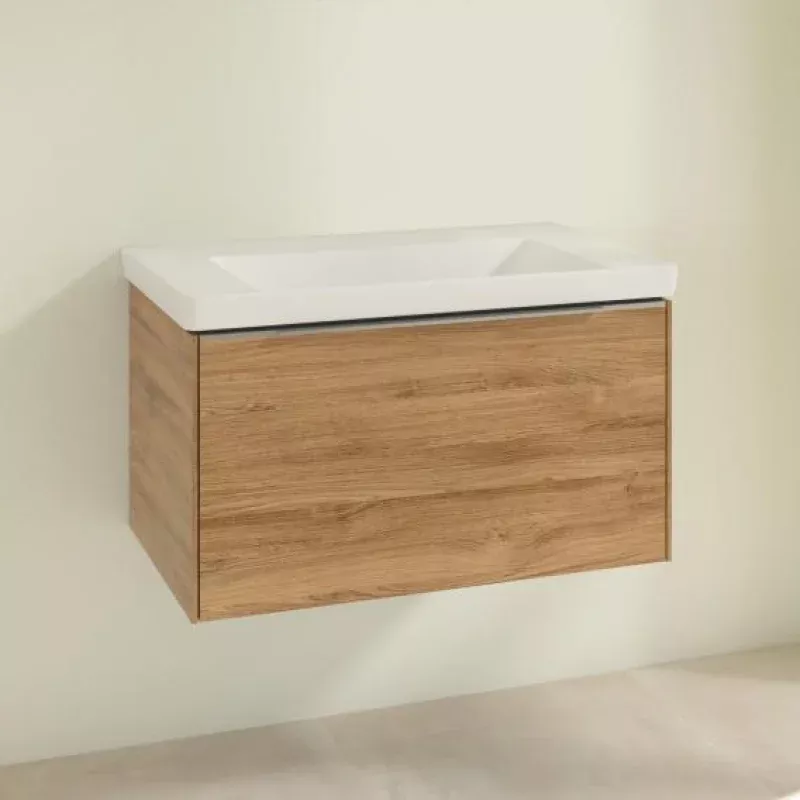 Villeroy & Boch Subway 3.0 washbasin with vanity unit with 1 pull-out compartment