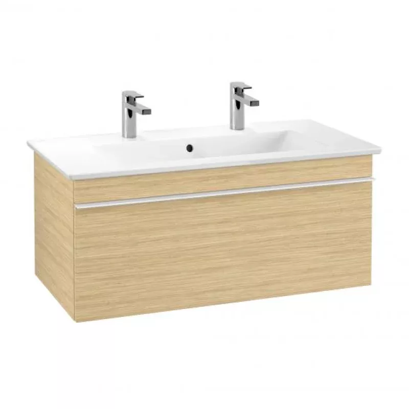 Villeroy & Boch Venticello double washbasin with vanity unit with 1 pull-out compartment