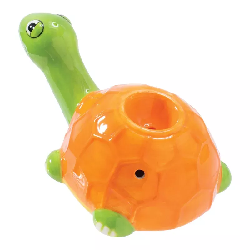 Wacky Bowlz Sea Turtle Ceramic Pipe - 4.5"