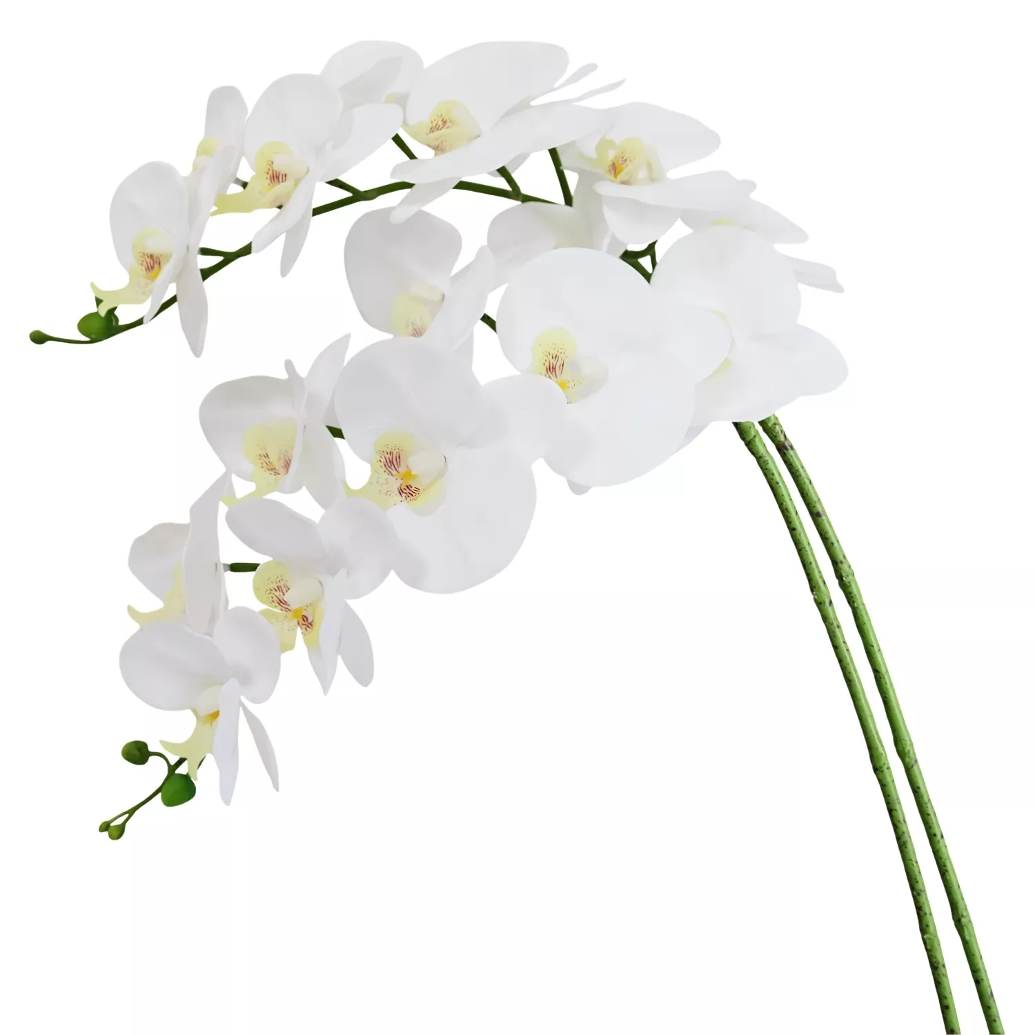White Artificial Greenery Stems Real Touch Wedding Centerpiece Decor