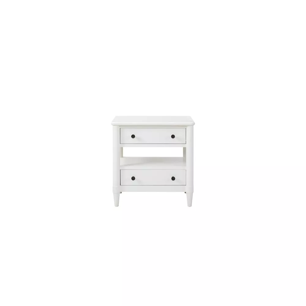 Wilmington Open Nightstand -White