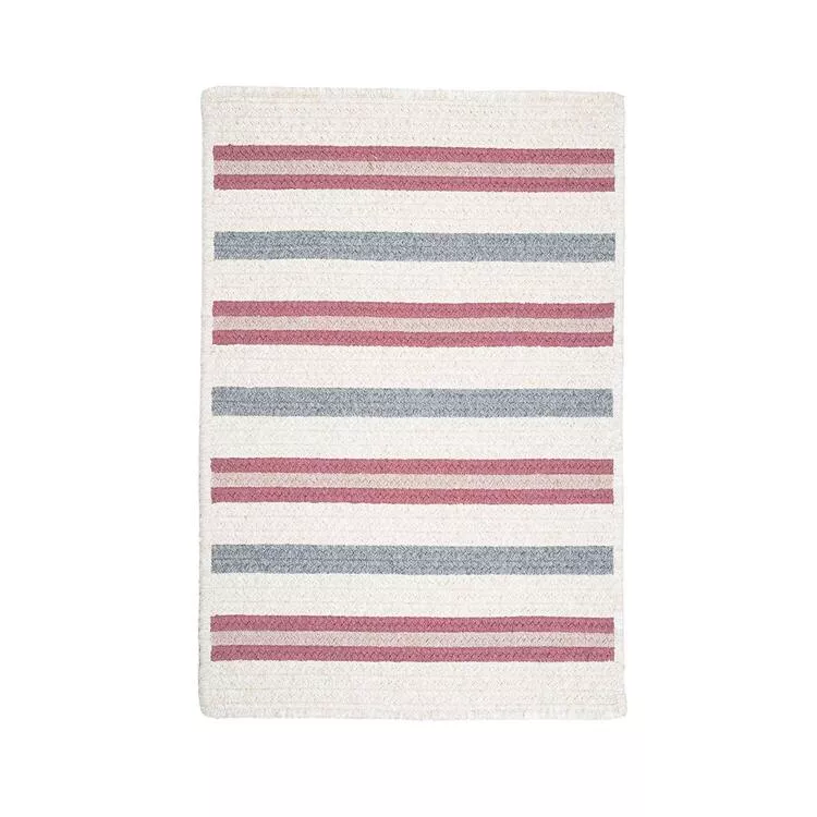 Wool Heathered Striped Area Rug 10x10 - Colonial Mills