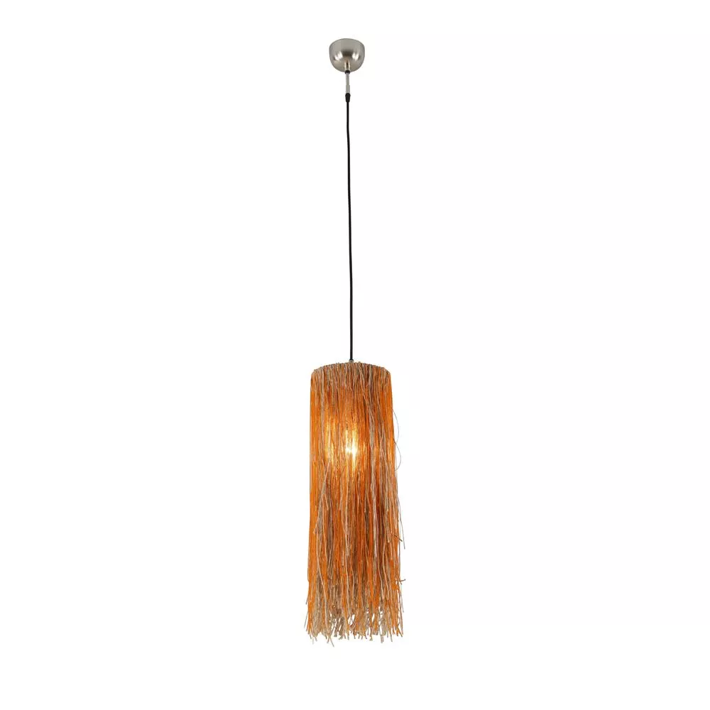 World Interiors Bali Boho Jute, Hanging Pendant Light