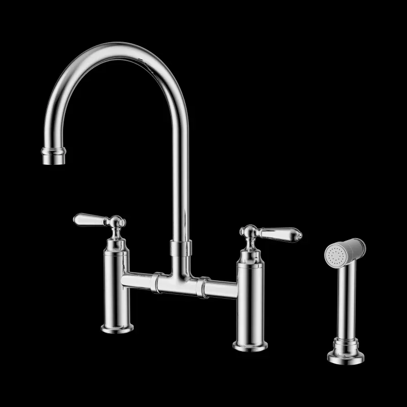 York Bridge Kitchen Set With Hand Spray
