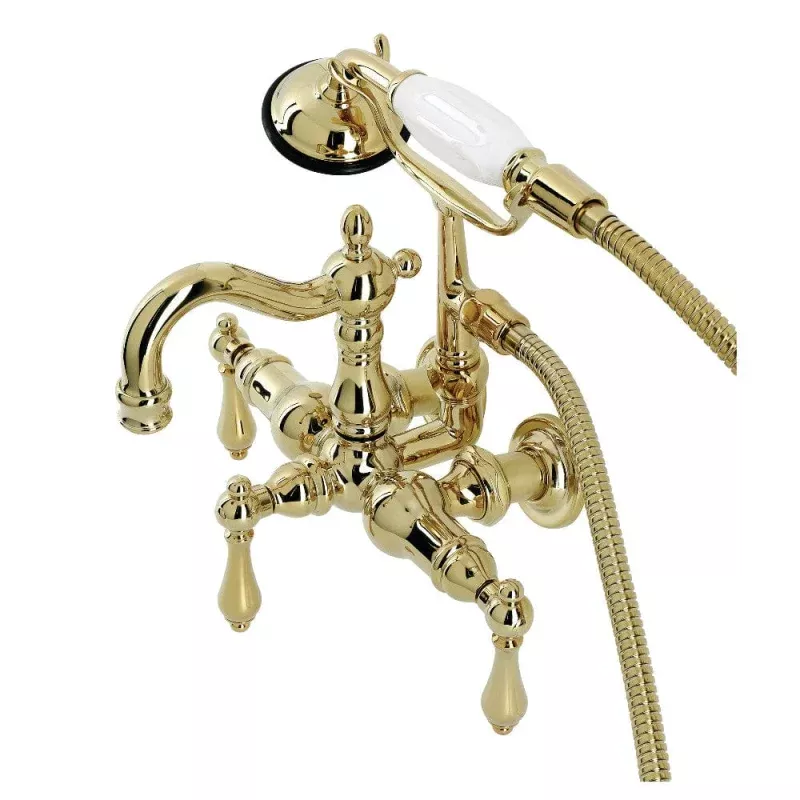 Zensten Wall-Mount Tub Faucet with Hand Shower
