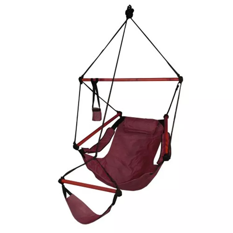 Zero Gravity Hammock Chair with Wood Dowels for Comfortable Hangouts
