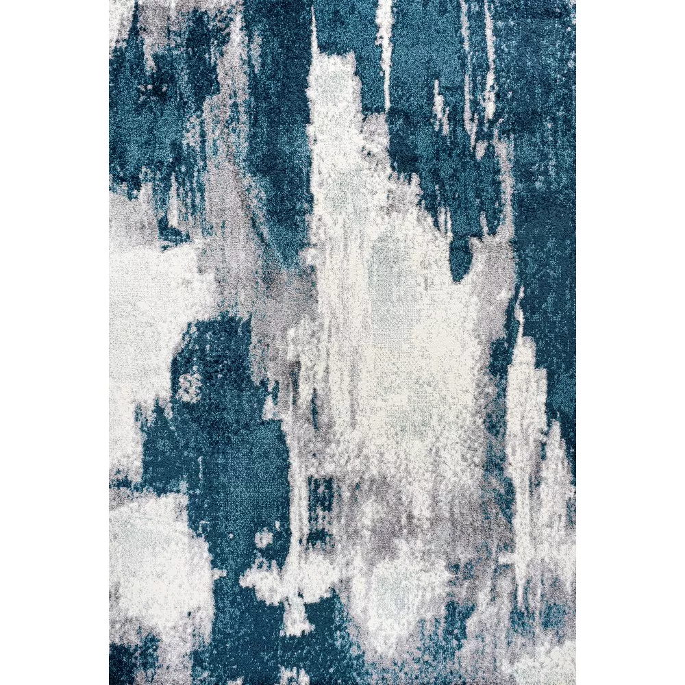 Zoe Contemporary Bohemian Abstract Marble Indoor Area Rug